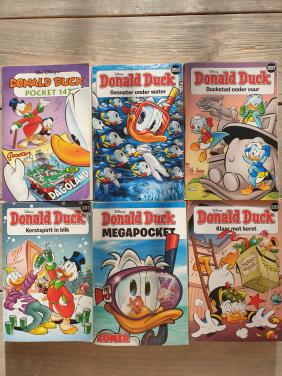 6 Donald Duck pockets