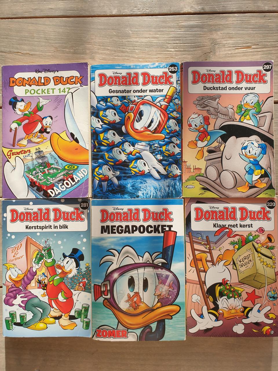 6 Donald Duck pockets