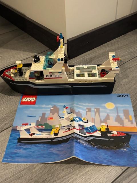 Lego 4021 politie boot