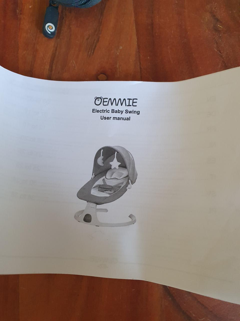Oemmie elektrische wipstoel baby | Bluetooth | Afstandsbediening | Nieuw