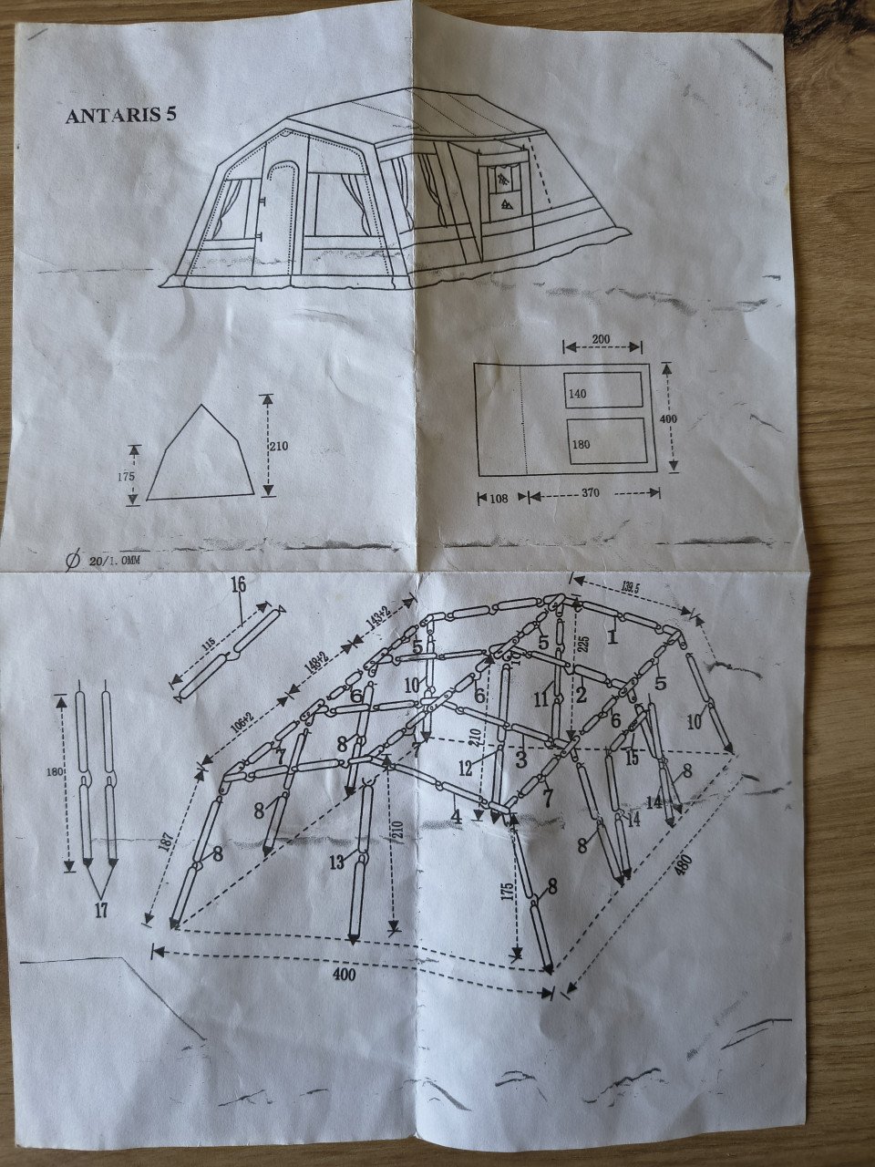 Antaris 5 tent