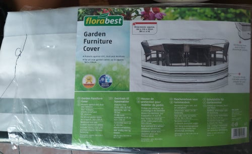 Nieuwe doorzichtige tuinsethoes strepen