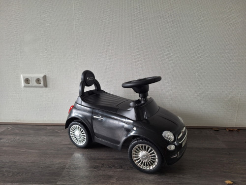 Fiat 500 loopauto zwart