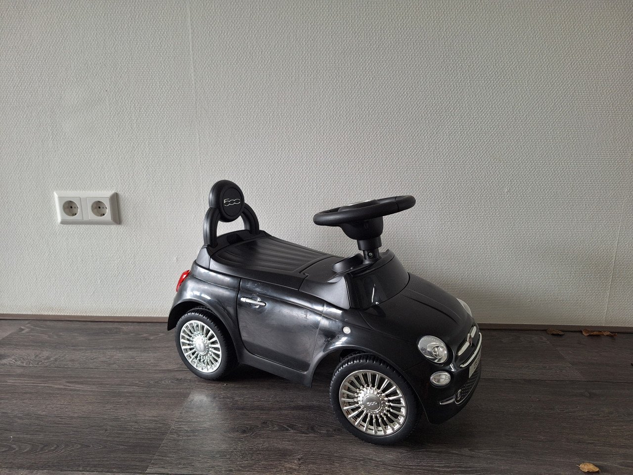 Fiat 500 loopauto zwart