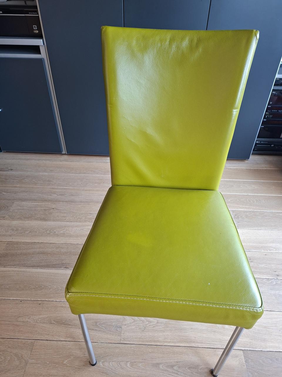 Set van 6 design eetkamerstoelen, merk creafort
