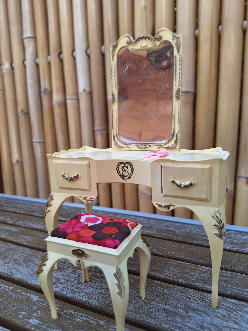 Barbie kaptafel creme