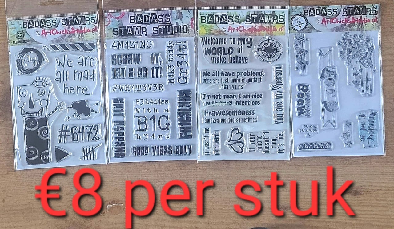 Sjabloon, stempels, Stencils   Vanaf € 0,50