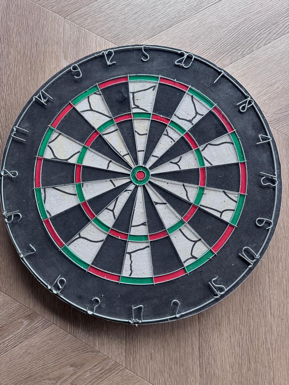 Dartbord, zwaar