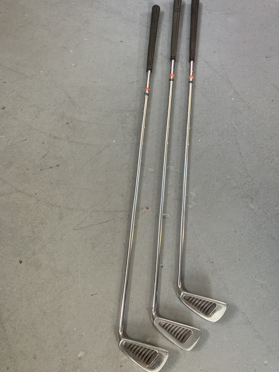 Vintage set van 3 Powerbar by Vance heel toe ijzers