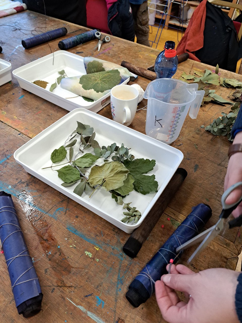 Ecoprinten workshop vrijdag 2 mei Noordgouwe