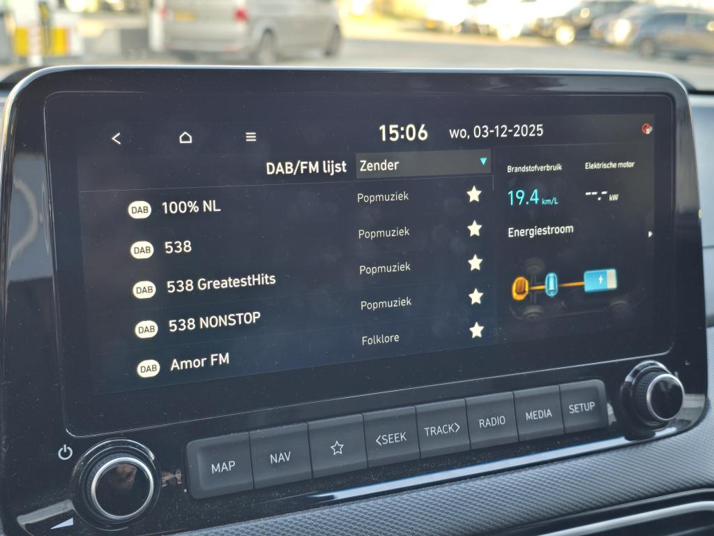 Hyundai Kona 1.6 gdi hev premium | lederen bekleding | stoel/stuur verwarmi