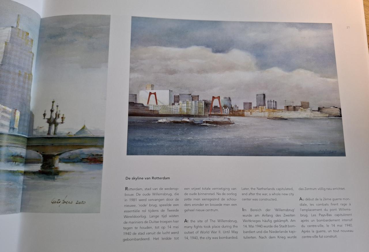 Land, Licht & Water, Holland in aquarel, door Arie Boers