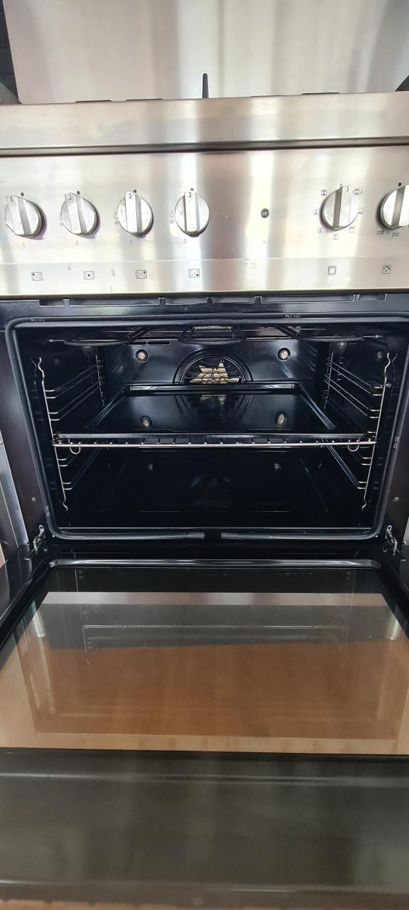 Siemens Solitaire RVS gasfornuis met oven, groot model