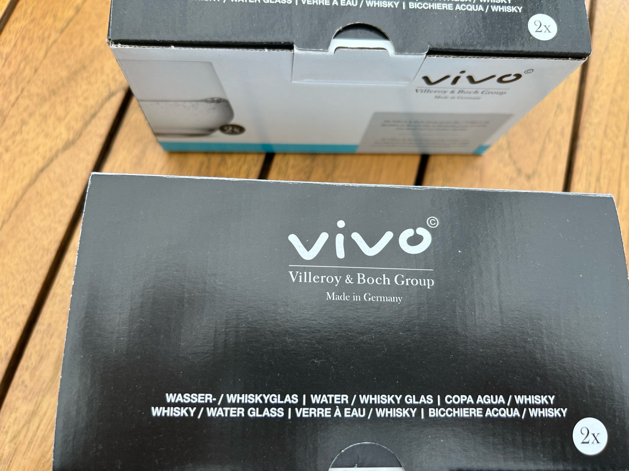 VILLEROY BOCH WATER GLAZEN NIEUW