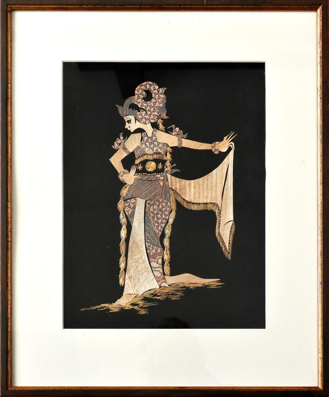 Indonesische Lontar / Pandan collagekunst