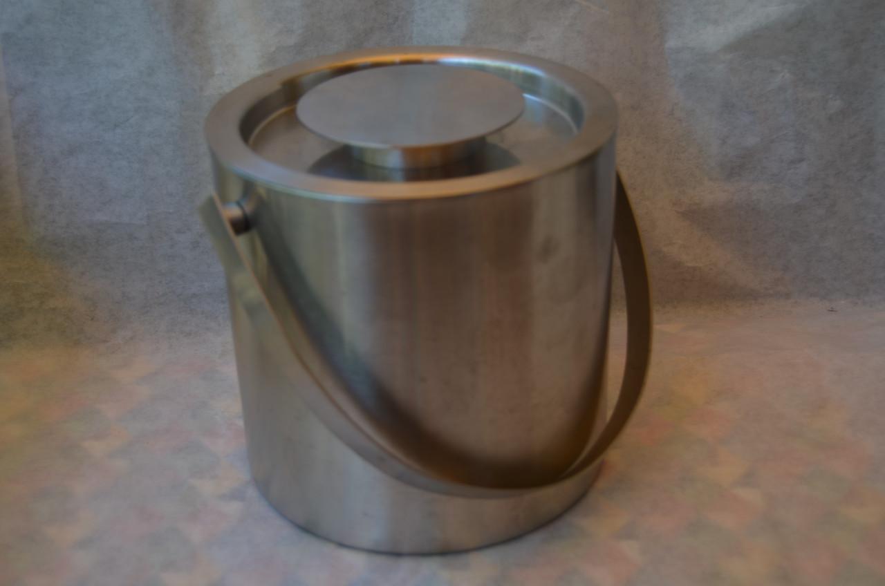 RVS Ijsemmer in prima staat + ijstang Scandinavisch design (Fins?)