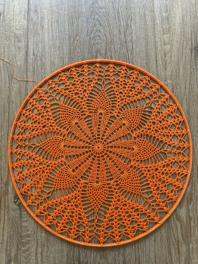 Oranje Mandela 40cm doorsnee