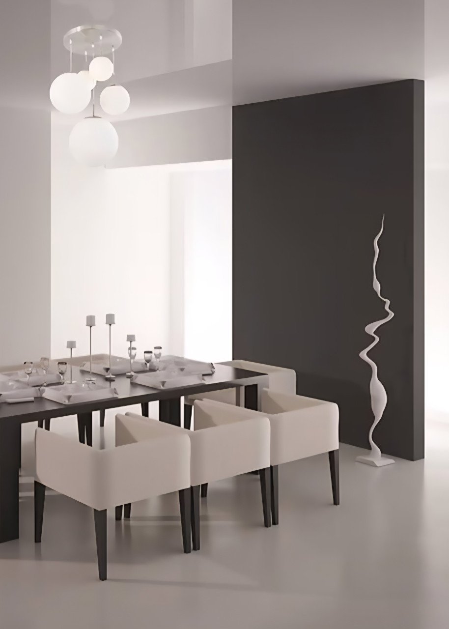2x witte bollen design hanglamp "Steinhauer Bollique"