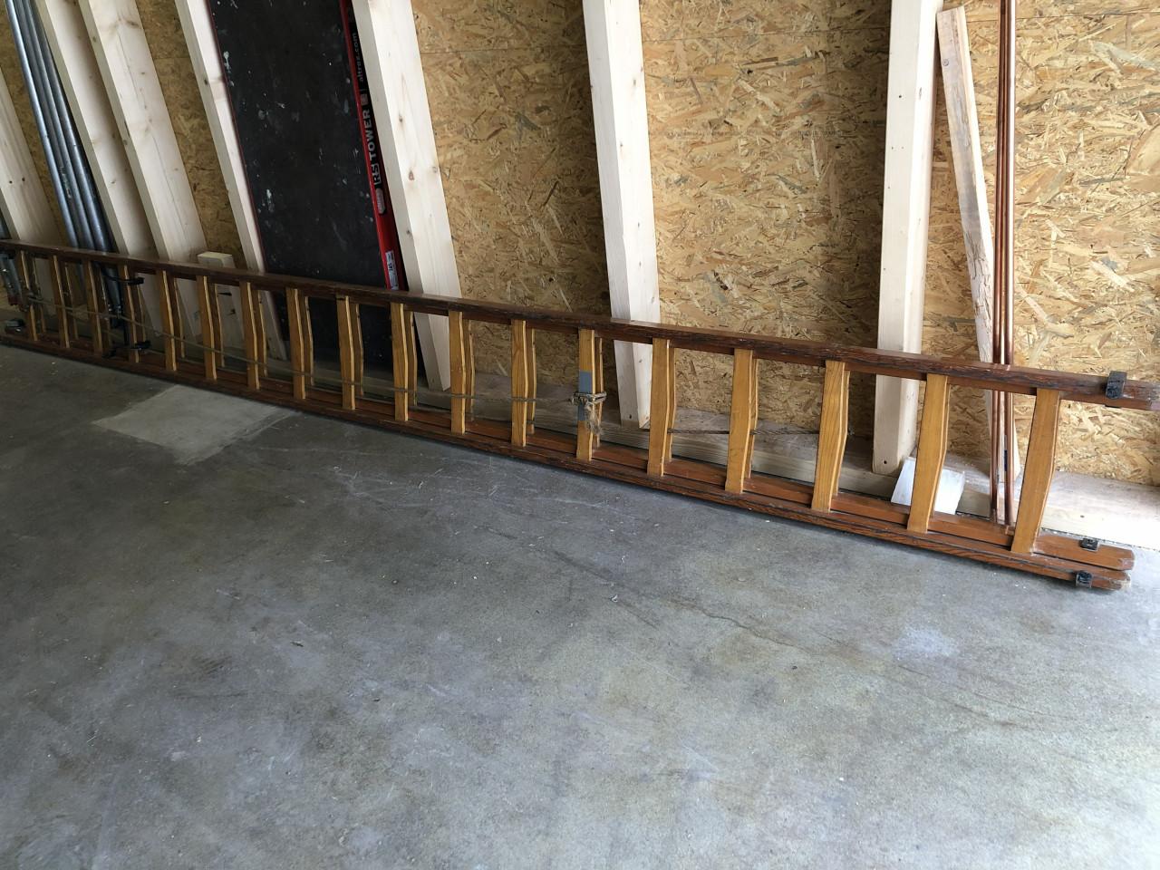Houten ladder