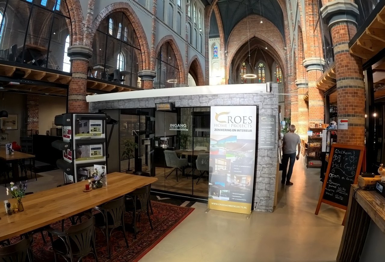 Winkel- & kantoorruimte te huur in de iconische Cuyperskerk – Sas van Gent