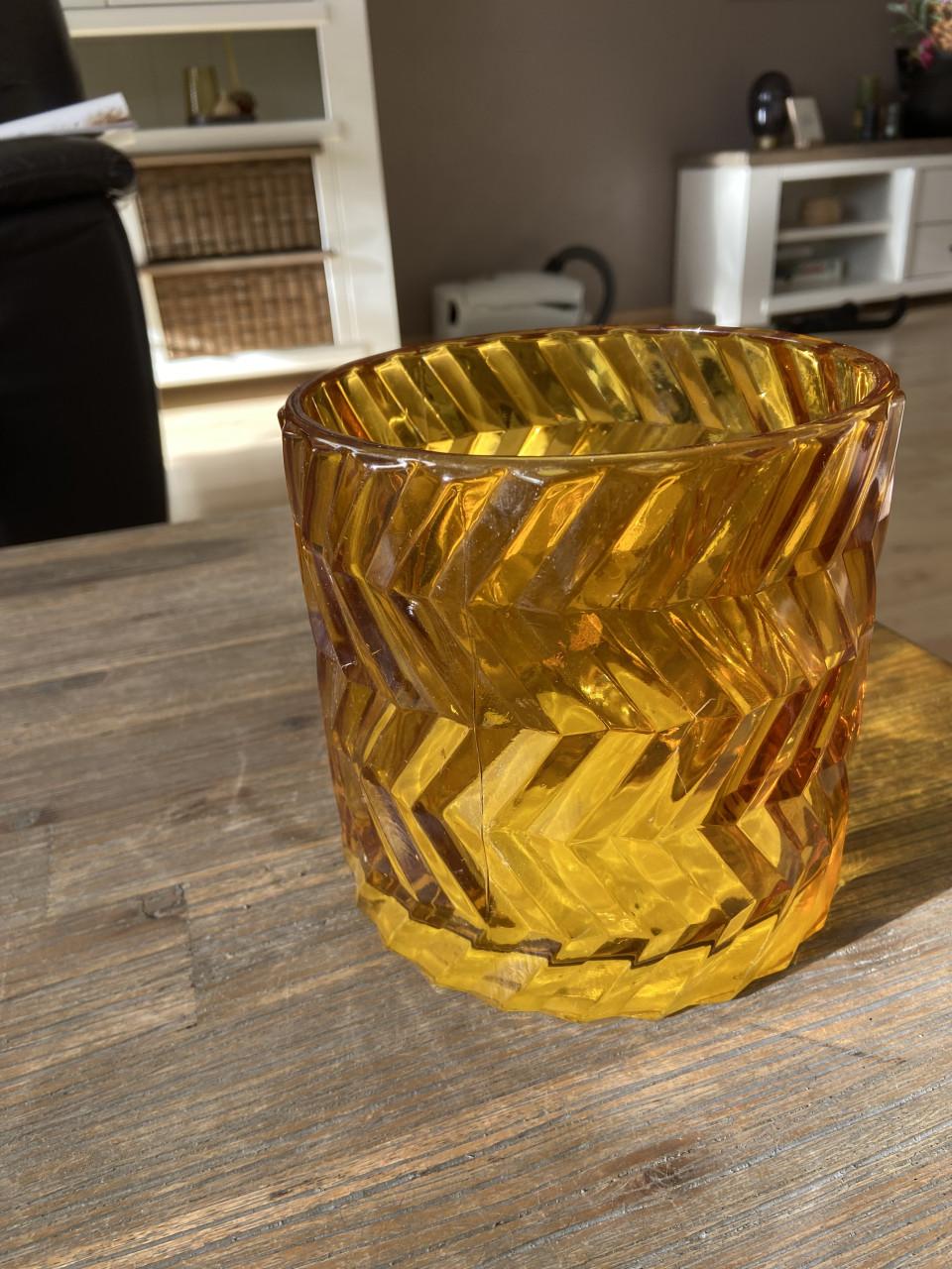 Mooie glazen pot