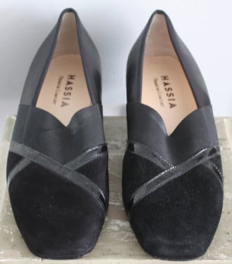 Zwarte pumps maat 6 J