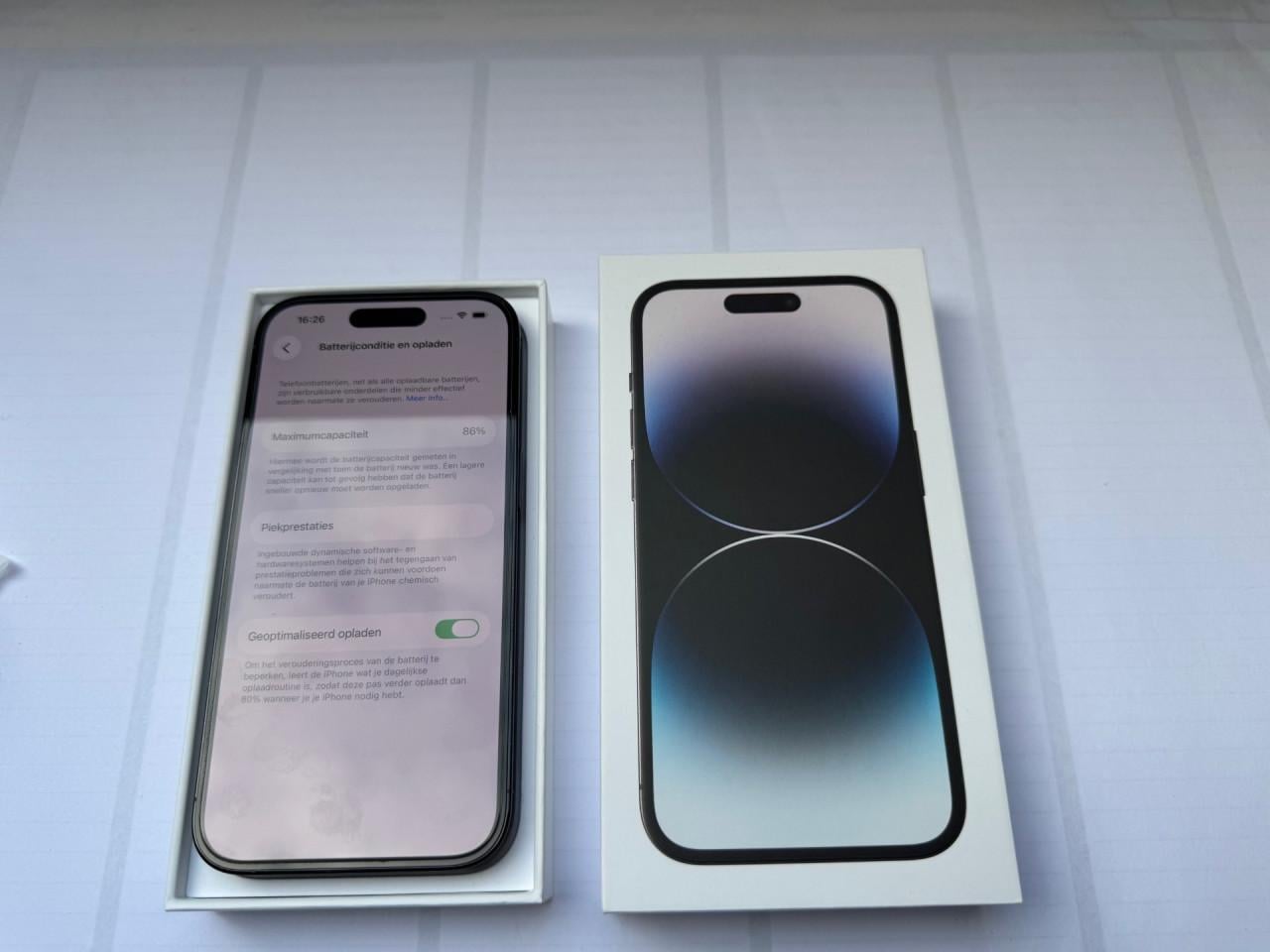 Apple iPhone 14 PRO 256GB Spacezwart