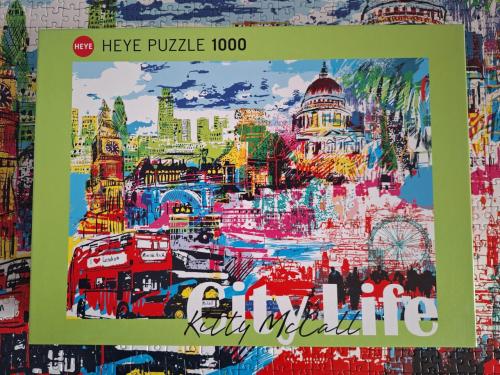 Heye puzzel Kitty McCall - City life London, 1000 stukjes
