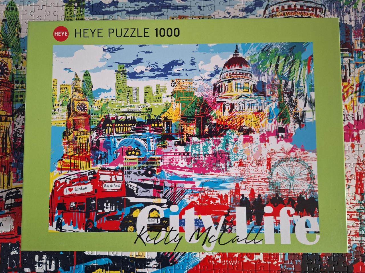 Heye puzzel Kitty McCall - City life London, 1000 stukjes