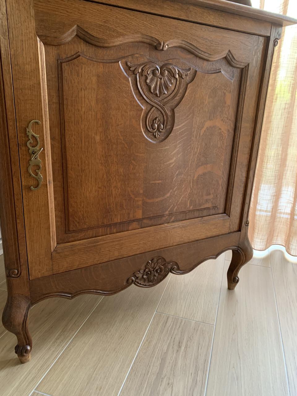 ✨Prachtig Sfeervol Antiek Brocante Hoekkastje met Sierlijke Opbouw✨