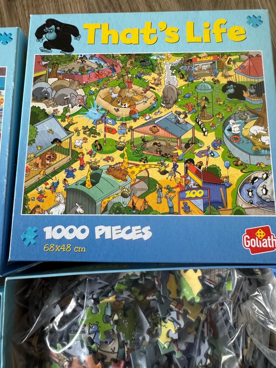 Thats life puzzel 2x Nieuw!