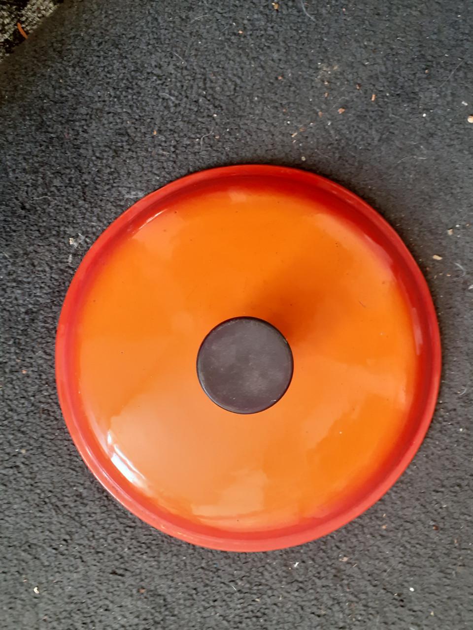 Grote Braadpan 5 Liter rood / oranje