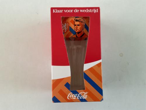 CocCola glas met de afbeelding van Matthijs de Ligt.