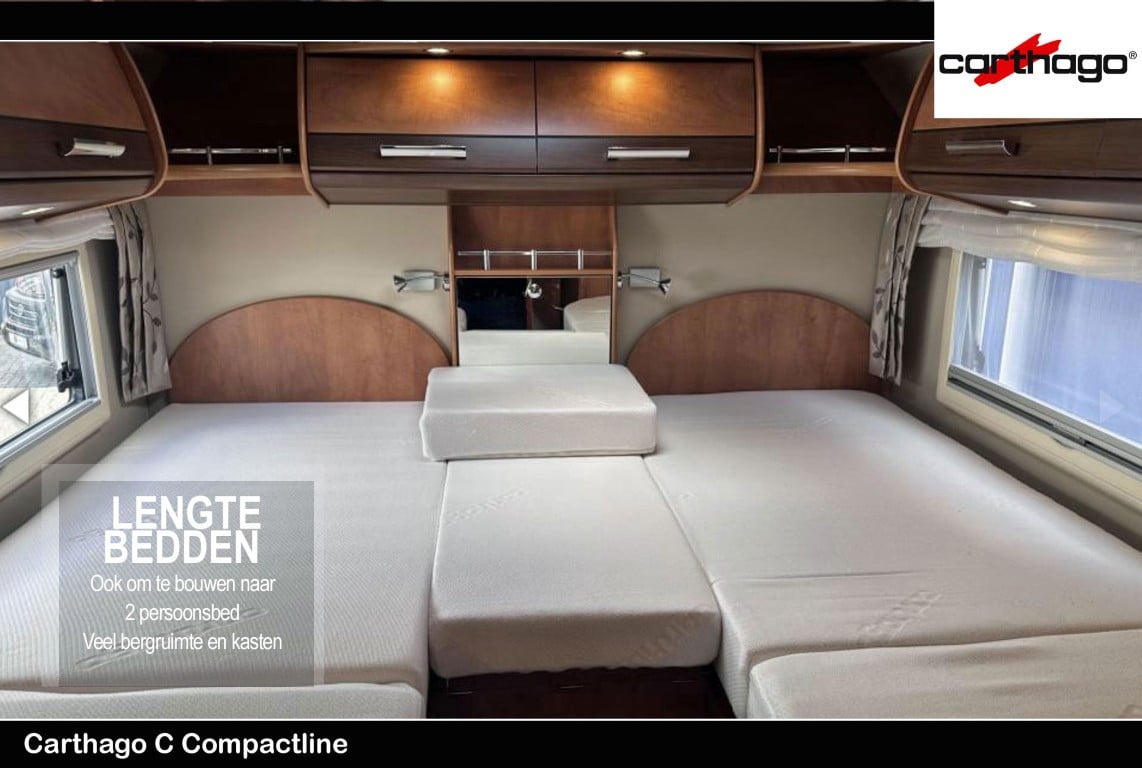 Carthago C-Compactline 143 2016 met 70.000km in goede staat!
