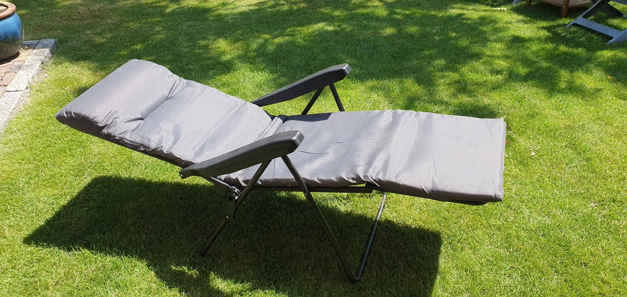 Tuinstoel met voetensteun