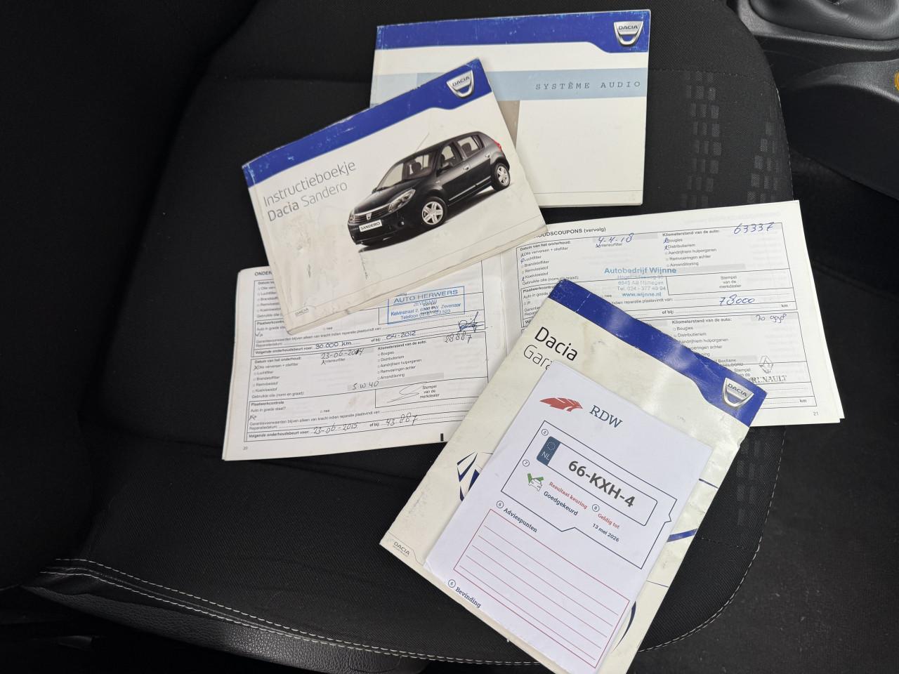 Dacia Sandero 1.6 MPI  Stepway 90 2010 Rood Airco Apk Nap