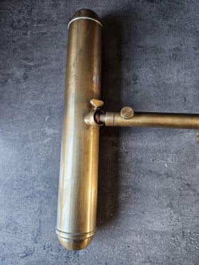 Mooie werkende vintage schilderij of pianolamp in zeer nette staat...