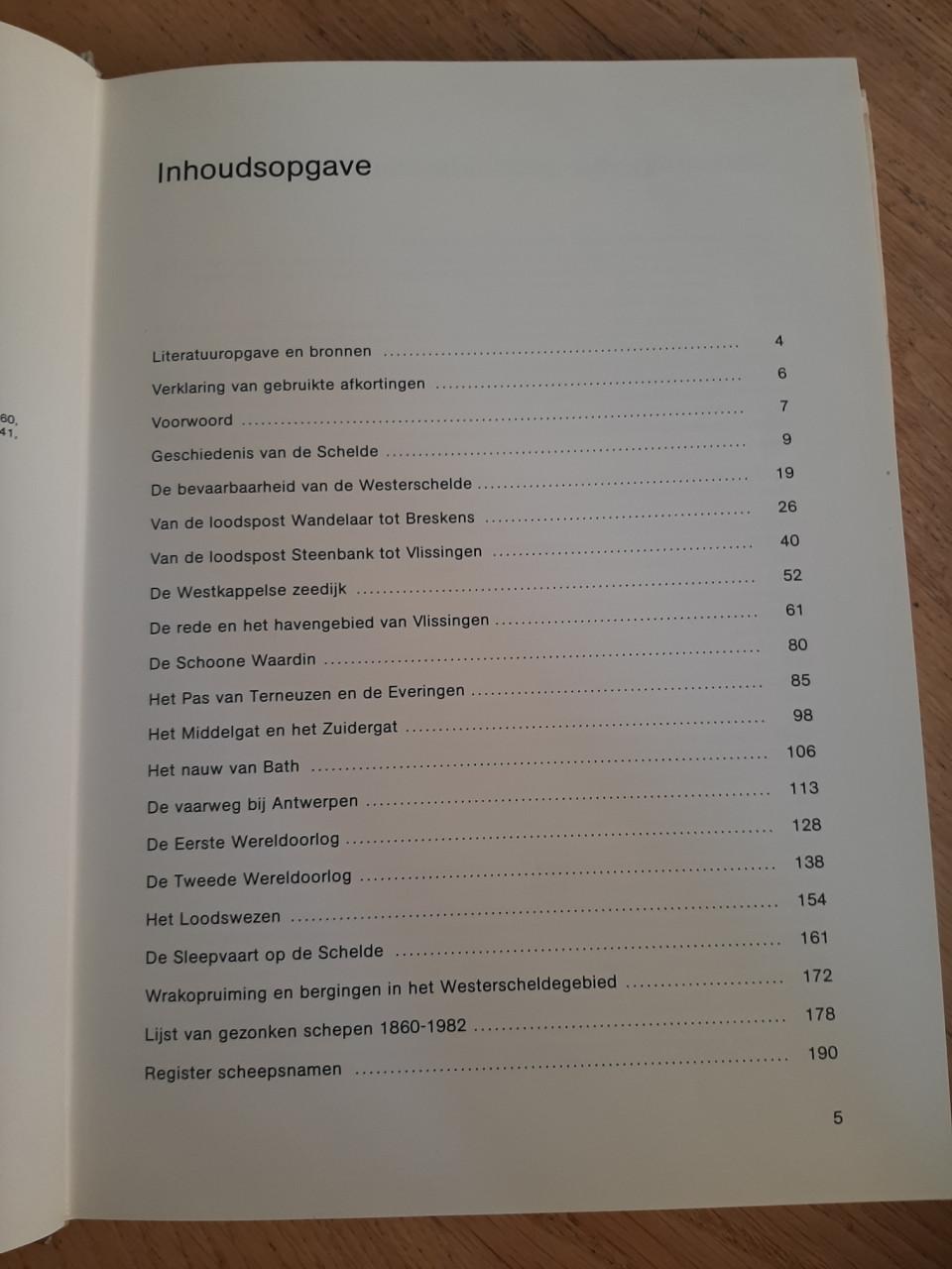 De Westerschelde bij storm en mist, Scheepsrampen van 1860-1982