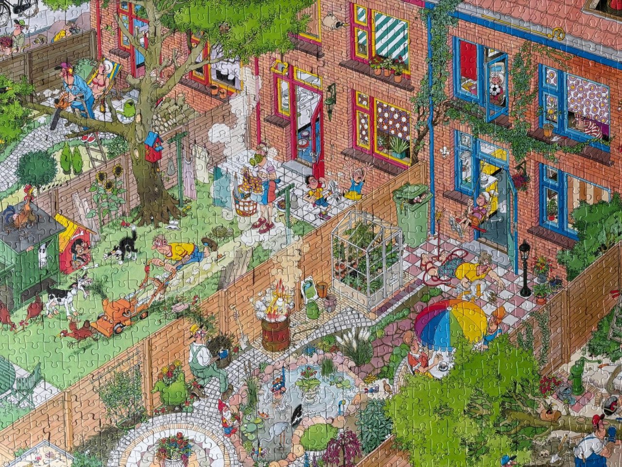 Jan van Haasteren puzzel "Neighbours"
