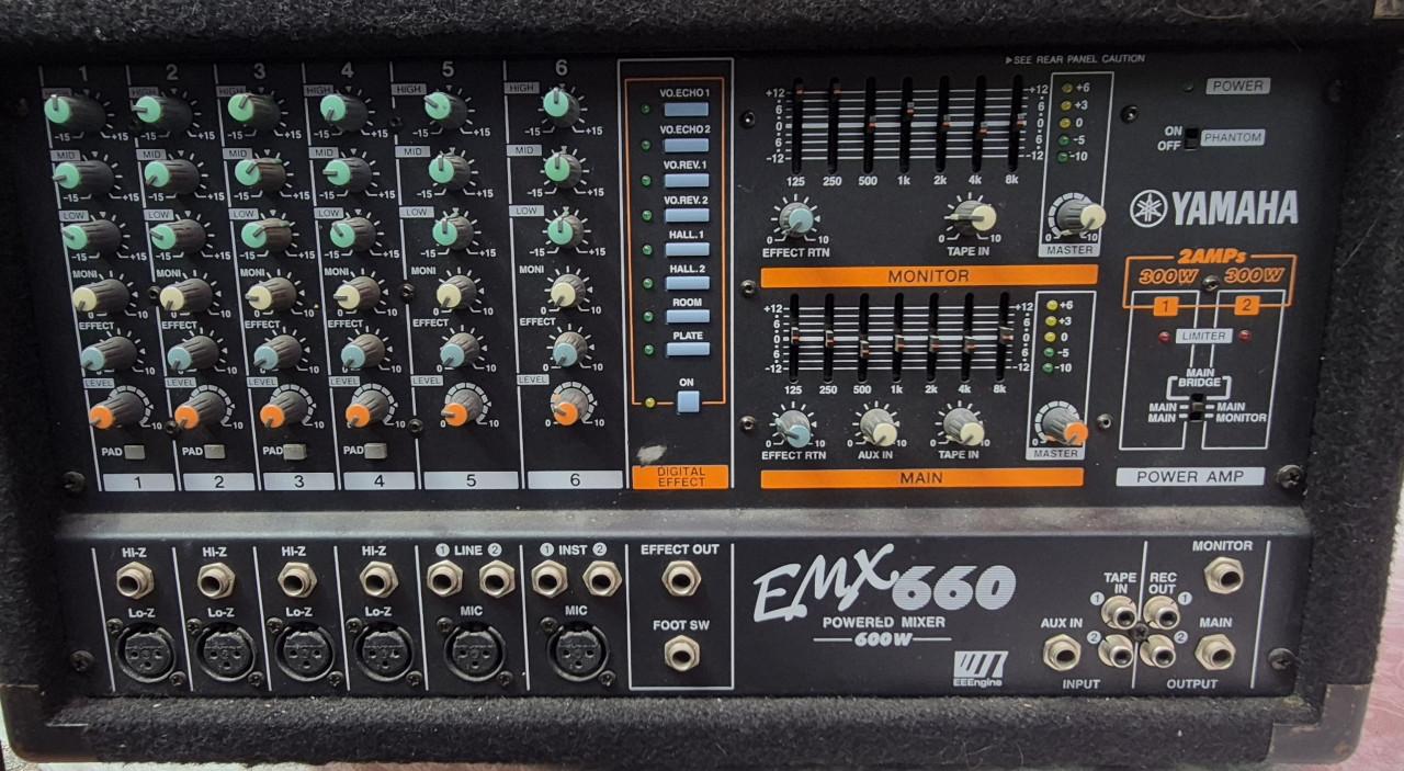 Zangset Yamaha EMX 660 compleet.