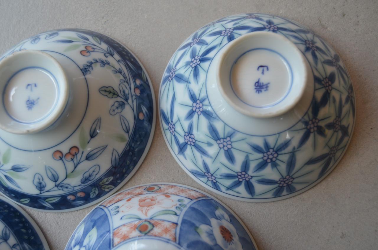 5 Prachtige Chinese rijstkommen ipst! 3 Decors.