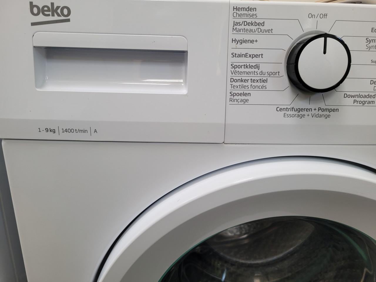 Beko wasmachine 9kg als nieuw