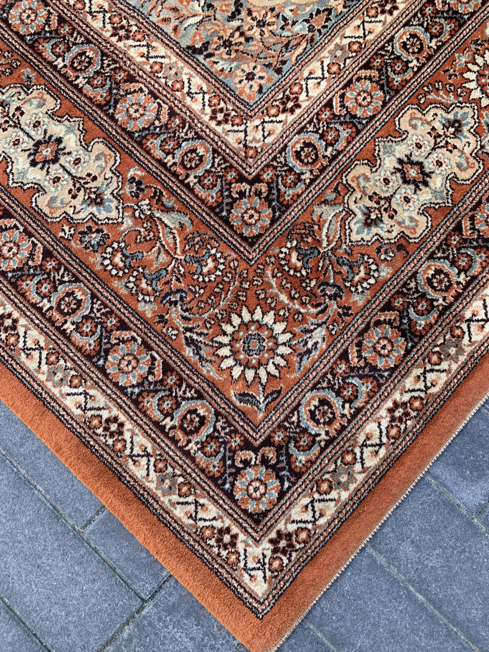 🍂Mooi Sfeervol Vintage Vloerkleed in Warme Herfstkleuren🍂