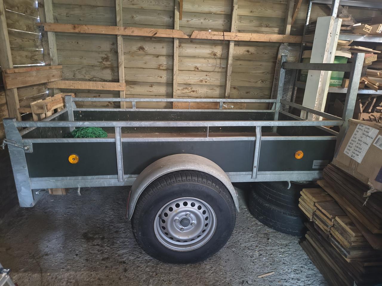 Prachtige, nette aanhanger aanhangwagen ongeremd B rijbewijs