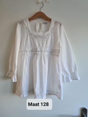 CVS Kids mooi en apart wit blousje Maat 128