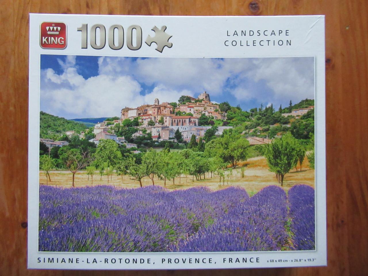 Mooie volledige puzzel van 1000 stukjes, zo goed als nieuw.