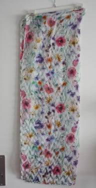 Sjaaltje met kleurrijke bloemen