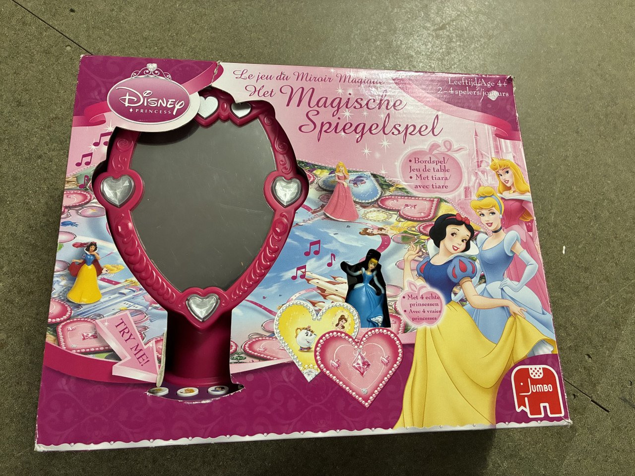 Bordspel magische spiegelspel prinsessen