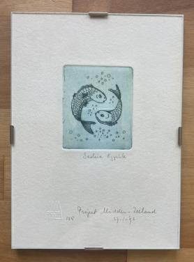 Etsje van Saskia Eggink met 2 vissen
