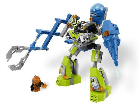 Lego Power Miners 8189: Rock monster Firax en Magma Mech
